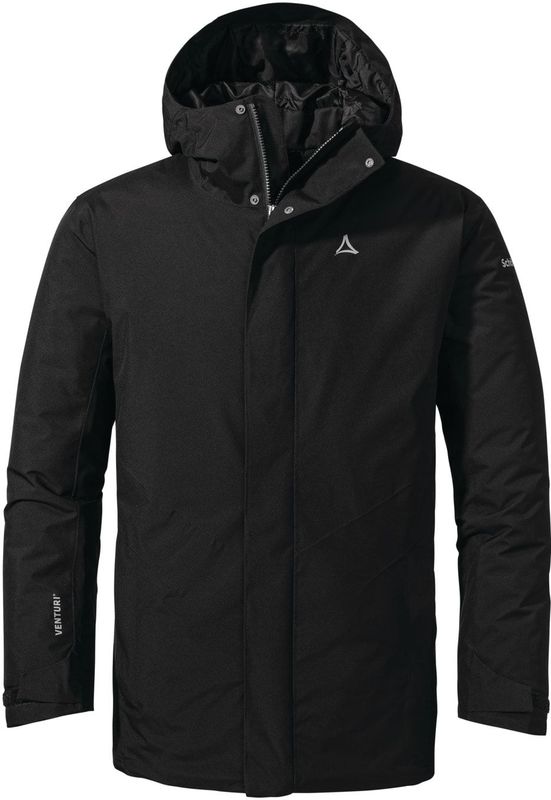 Schöffel - Froda - Jack - Zwart - Materiaal - Met Capuchon