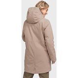 Schöffel - Women's Insulated Parka Crivat - Lange Jas - Beige - 100% Polyester - Isolerend Waterdicht Winddicht