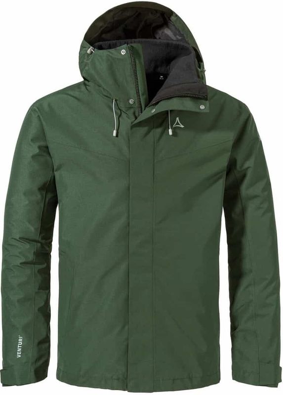 Schöffel - Hiking 3in1 Jacket - Groen - 2-in-1-jack