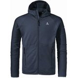 Schöffel Funktionele fleece-jas 'Cascata'  ultramarine blauw / wit