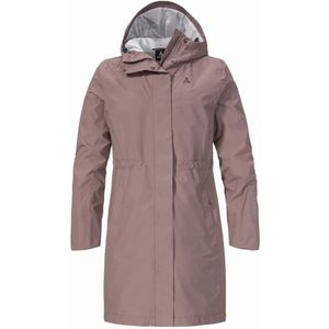 Schöffel Womens Coat Style Bohorok Lange jas (Dames |bruin |waterdicht)