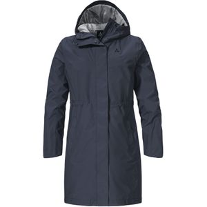 Schöffel - Bohorok - Lange Jas - Blauw - 100% Polyester - Winddicht, Waterdicht