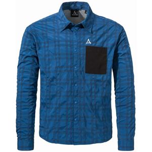 Schöffel - Bike Shirt Style Jalpuh MNS - Outdooroverhemd - Blauw - Lange Mouwen