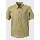 Schöffel - Urban Shirt - Overhemd - Groen - Katoen/Hennep