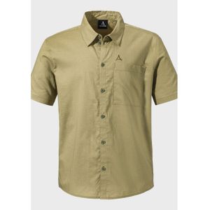 Schöffel - Urban Shirt - Overhemd - Groen - Katoen/Hennep