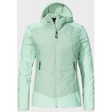 Schöffel - Women's Hybrid Jacket - Jack - Groen - Synthetisch - Isolerend, Capuchon, Winddicht