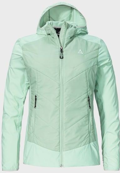 Schöffel - Women's Hybrid Jacket - Jack - Groen - Synthetisch - Isolerend, Capuchon, Winddicht