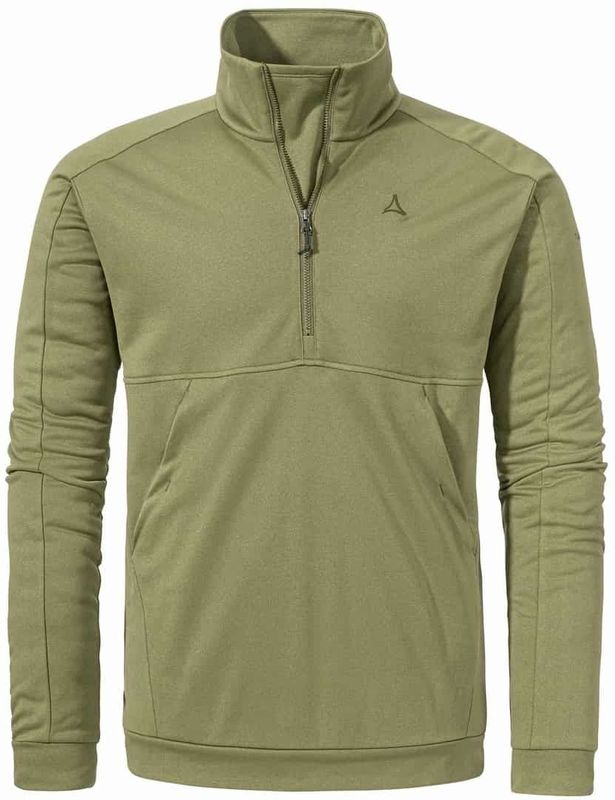 Schöffel Circ Fleece Style Baguio Fleecetrui (Heren |olijfgroen)