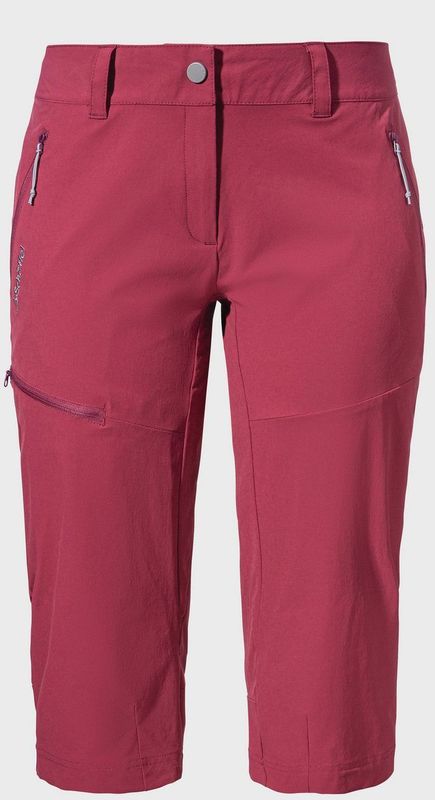 Capri Broek - Rood - Nylon/Elastaan - Slim Fit