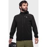 Schöffel - Hybrid Jacket Style Mamry - Fietsjack - Zwart - Stretch, Winddicht, Capuchon