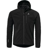 Schöffel - Hybrid Jacket Style Mamry - Fietsjack - Zwart - Stretch, Winddicht, Capuchon