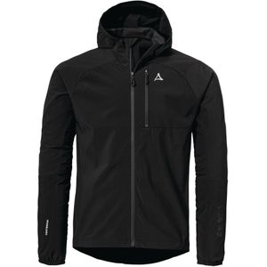 Schöffel - Hybrid Jacket Style Mamry - Fietsjack - Zwart - Stretch, Winddicht, Capuchon