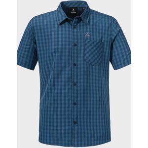 Schöffel - CIRC Shirt Style Dalfoss - Outdooroverhemd - Blauw - Korte Mouwen