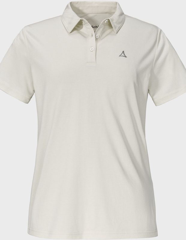 Poloshirt - Naturel - 100% Polyester - Korte Mouwen - V-hals