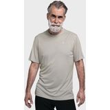 Schöffel - Functioneel Shirt - T Shirt Style Galerne - Kleur 9040/Naturel - Materiaal 74% Polyester, 26% Lyocell