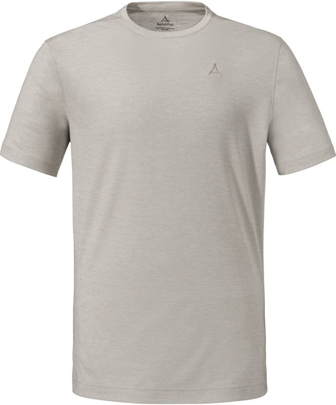 Schöffel - Functioneel Shirt - T Shirt Style Galerne - Kleur 9040/Naturel - Materiaal 74% Polyester, 26% Lyocell