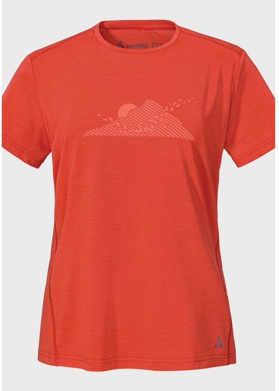 Schöffel - Circ Sportshirt - Rood - 100% Polyester