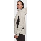 Schöffel - Women's Softshell Jacket - Softshelljack - Beige - 100% Polyester - Stretch, Capuchon, Waterdicht, Winddicht