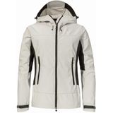 Schöffel - Women's Softshell Jacket - Softshelljack - Beige - 100% Polyester - Stretch, Capuchon, Waterdicht, Winddicht