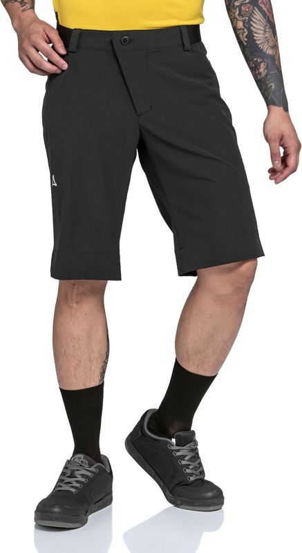 Schöffel - Keitele - Fietsbroek - Zwart - Stretch - 88% Polyester, 12% Elastaan