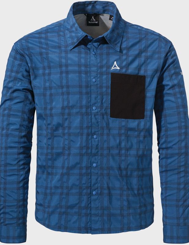 Schöffel - Bike Shirt Style Jalpuh MNS - Outdooroverhemd - Blauw - Lange Mouwen