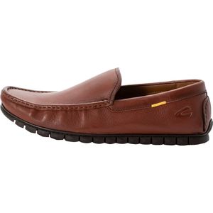 Camel Active - Leren Slippers - Cognac - Echt Nappaleer