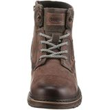 Winterlaarzen - Donkerbruin - Used Look - Vetersluiting