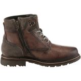 Winterlaarzen - Donkerbruin - Used Look - Vetersluiting