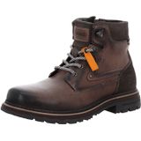 Winterlaarzen - Donkerbruin - Used Look - Vetersluiting