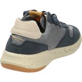 Dockers - Lichtgewicht Sneakers - Blauw - Textiel/Leer - Vetersluiting