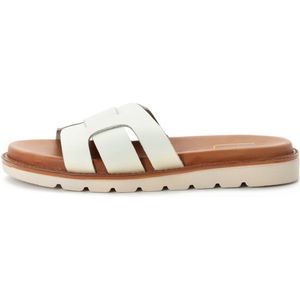 CAMEL ACTIVE - Muiltjes - Wit - Glad Leer - Open Toe