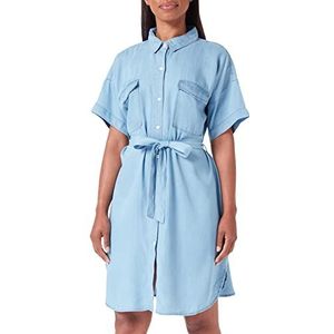 Blue Seven Dames hemdblousejurk jurk, HL BLAUW Orig, 46, blauw origineel., 46