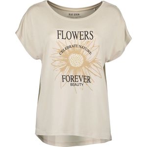 Blue Seven dames shirt - shirt dames - 105766 - beige print - KM