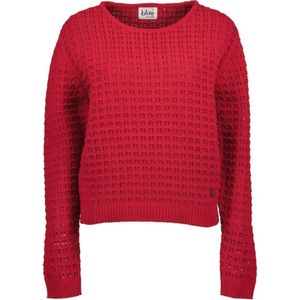 Blue Seven dames - Trui 247963 roze/rood uni gebreid