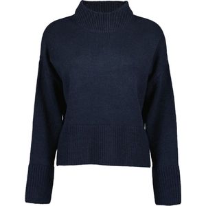 Blue Seven dames - Trui 247978 navy opstaande kraag -44