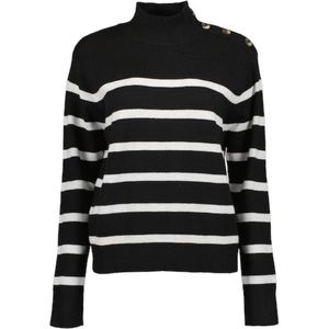 Blue Seven dames - Trui 248018 zwart streep