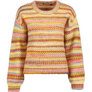 Blue Seven dames - Trui 248026 oranje/geel print