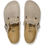 Birkenstock - Boston Braided - Badslippers - Grijs - Suède