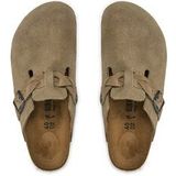 Birkenstock - Boston Braided - Badslippers - Grijs - Suède