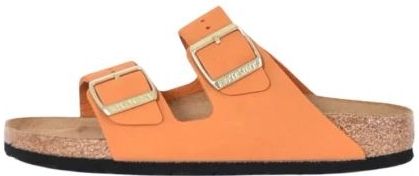 Birkenstock - Arizona - Schoenen - Oranje - Leer - Verstelbare Banden