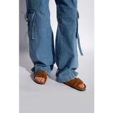 Birkenstock - Oita Braided - Muiltjes - Kastanje - Suèdeleer