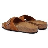 Birkenstock - Oita Braided - Muiltjes - Kastanje - Suèdeleer