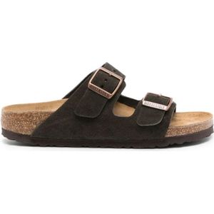 Birkenstock - Arizona - Sandalen - Suede - Zwart - Anatomisch Voetbed