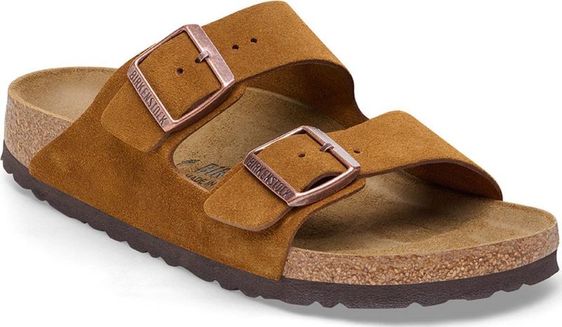 Birkenstock - Arizona - Slipper - Mink - Suède - Regular Voetbreedte