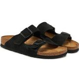 Birkenstock - Arizona - Slipper - Zwart - Suède - Dames