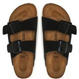 Birkenstock - Arizona - Slipper - Zwart - Suède - Dames
