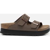 Muiltjes - Effen - Imitatieleer - Open Toe - Platte Hak