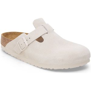 Birkenstock - Boston - Slippers - Beige - Suède