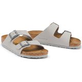 Birkenstock Arizona Slippers grijs Imitatieleer