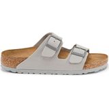 Birkenstock Arizona Slippers grijs Imitatieleer